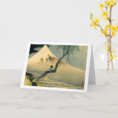 富士と少年, 北斎 Onderstel Fuji en Jongen, Hokusai, Kaart (Gele Bloem)
