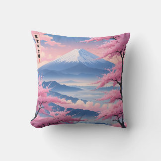 富士山と桜（Fuji-san to Sakura） Kussen