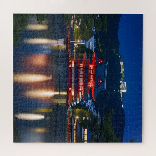 富士山と紅葉( Mount Fuji and autumn leaves) Legpuzzel (Horizontaal)