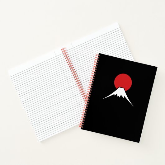 富士山 Fuji – Zen Minimalist Notebook Notitieboek (Binnen)