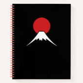 富士山 Fuji – Zen Minimalist Notebook Notitieboek (Voorkant)