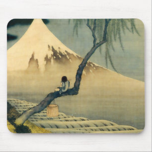 富 と 年, 北 Fuji en Boy, Hokusai, Ukiyo-e Muismat