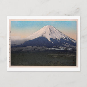 富 十 吉 村, Tien uitzichten Fuji, Yoshida vil,Yoshida Briefkaart