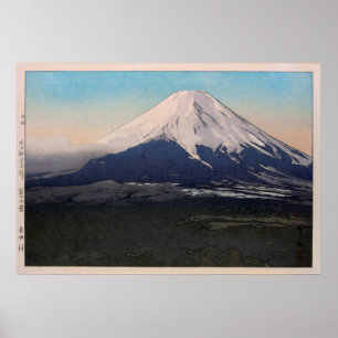 富 十 吉 村, Tien uitzichten Fuji, Yoshida vil,Yoshida Poster