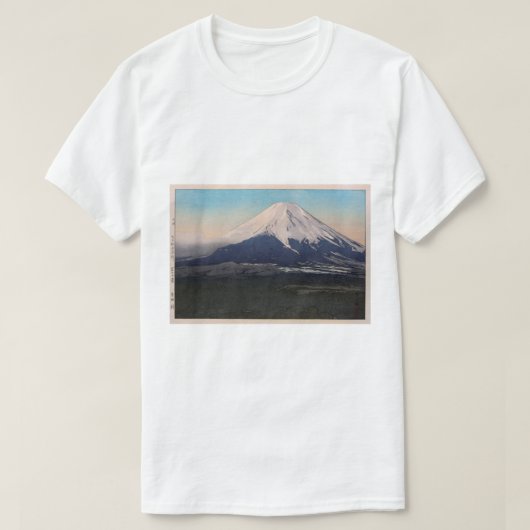 富 十 吉 村, Tien uitzichten Fuji, Yoshida vil,Yoshida T-shirt (Design voorkant)