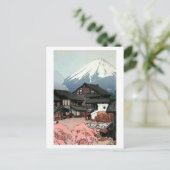 富 十 船, tien uitzichten Fuji, Funatsu, Yoshida Briefkaart (Staand voorkant)