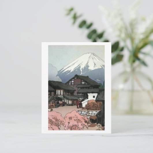 富 十 船, tien uitzichten Fuji, Funatsu, Yoshida Briefkaart (Staand voorkant)