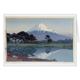富 山 川, Mt.Fuji, Suzukawa, Yoshida, Woodcut
