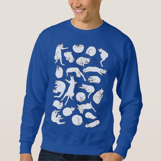 【寝ねこ(白猫Ver.)】 Sleeping cat (White cat) Trui (Voorkant)