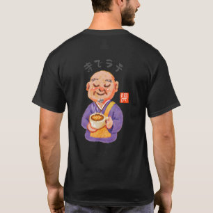 寺でラテ（テラデラテ） T-SHIRT