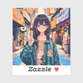 寿司娘アイコンシール seal|GenerativeAI Sticker (Vel)