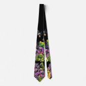 小鳥と花の浮世絵風柄アート STROPDAS (Voorkant)