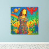 『山芋の神託』 CANVAS AFDRUK (Insitu (Houten vloer))