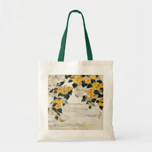 山 吹, 北 Yellow Flower, Hokusai, Ukiyo-e Tote Bag