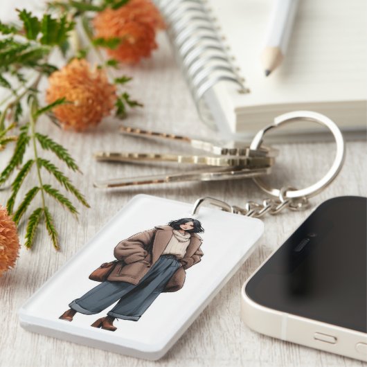 川島 陽菜 (Kawashima haruna) Sleutelhanger (Voorkant Rechts)