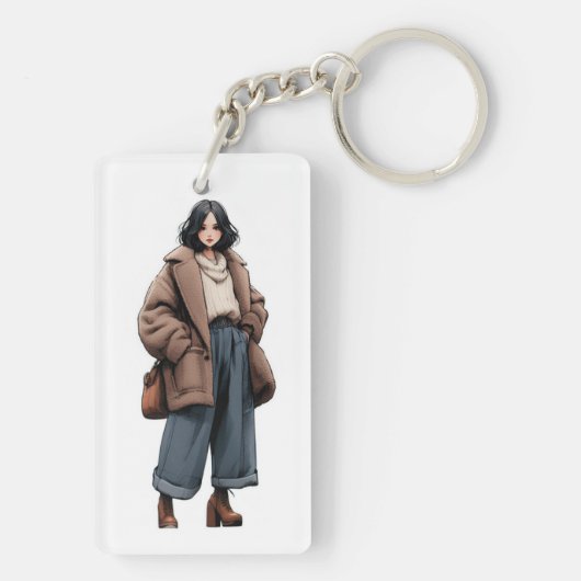 川島 陽菜 (Kawashima haruna) Sleutelhanger (achterkant)