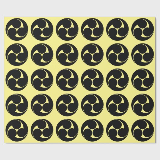 左三つ巴の（の地抜きの） CADEAUPAPIER (Vlak)