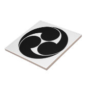 左三つ巴（地抜き） TEGELTJE (Zijkant)