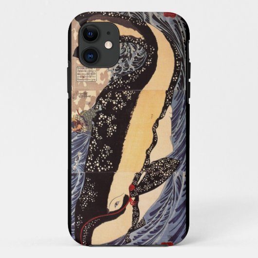 巨 鯨, 国 Big Whale, Kuniyoshi, Ukiyo-e Case-Mate iPhone Case (Achterkant)