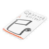 巳　イラスト　漢字 MAGNEET (Linkerzijde)