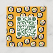 巻き寿司 VIERKANTE VISITEKAARTJE (Voorkant)