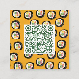 巻き寿司 VIERKANTE VISITEKAARTJE