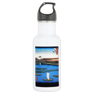 帆 掛 富 士,  met de , met de wapening Ship & Mt Fuji, Waterfles