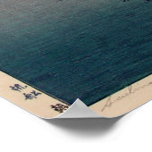 帆 船 朝, Sailing Boats Morning, Hiroshi Yoshida Poster (Hoek)