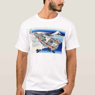 常 州 掘, 北 斎 Uitzicht Mt. Fuji uit Ushibori, Hokusai T-shirt