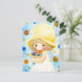 帽子大きいかな FEESTDAGENKAART (Staand voorkant)