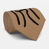 干支 十二支の虎(Tiger)漢字で表す商品 Stropdas (Opgerold)