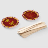 平安 & Rond Lijst - Handwaaier (Niet-gemonteerd)