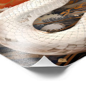 幸運の白蛇 FOTO AFDRUK (Hoek)