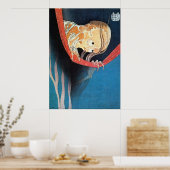 幽 霊, 北 Ghost, Hokusai, Ukiyoe Poster (Keuken)