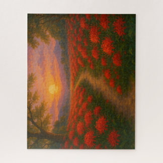 彼岸花と黄昏の古道 / Spider Lilies and Twilight Path Legpuzzel