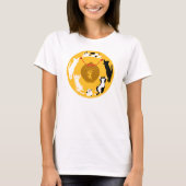 御守六猫 Tシャツ レディース T-SHIRT (Voorkant)