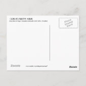 忍 者 虎, 芳 年 Ninja Hero & Tiger, Yoshitoshi, Ukiyo-e Briefkaart (Achterkant)