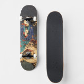 忍 者 虎, 芳 年 Ninja Hero & Tiger, Yoshitoshi, Ukiyo-e Persoonlijk Skateboard (Voorkant)