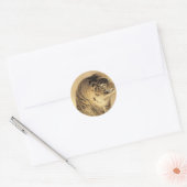 応 挙 虎, 応 Ōkyo Tiger, Ōkyo Ronde Sticker (Envelop)
