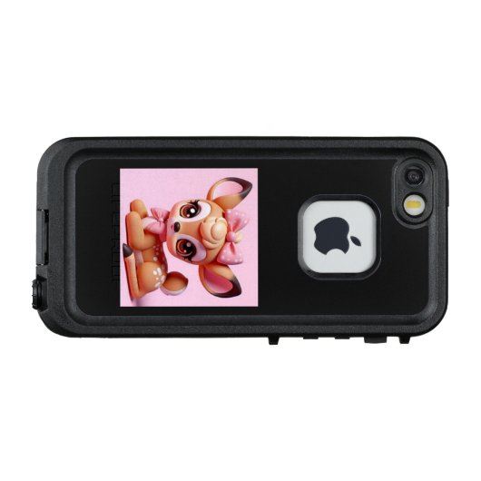 恋するバンビ、秘密のまなざし LifeProof iPhone HOESJE (Achterkant (horizontaal))