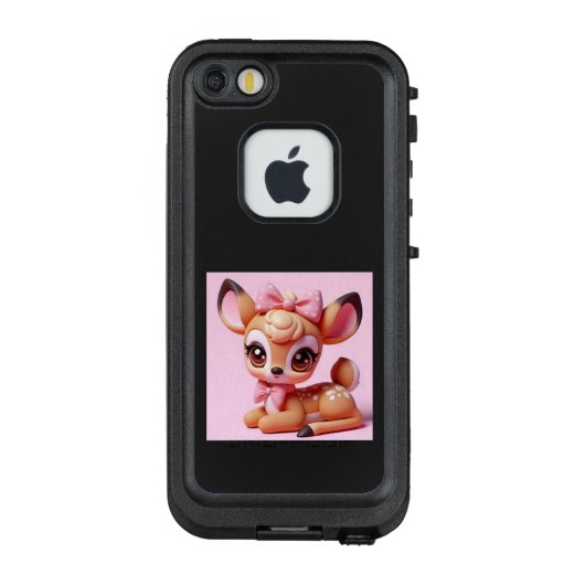 恋するバンビ、秘密のまなざし LifeProof iPhone HOESJE (Achterkant)