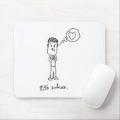 恋する介さんイラスト マウスパッド MUISMAT (Met muis)