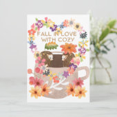 恋に落ちるハリネズミ SAVE THE DATE (Staand voorkant)