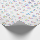 感謝のココロ Thank you 多言語44国語 字抜きパターン Cadeaupapier (Hoek)