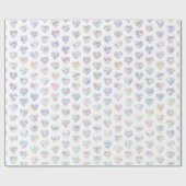 感謝のココロ Thank you 多言語44国語 字抜きパターン Cadeaupapier (Vlak)