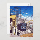 "戸越銀座駅(荏原区 小 泉 癸 巳 男d) briefkaart (Voorkant / Achterkant)