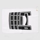 手桶  ゴルフタオル GOLFHANDDOEK (Horizontaal)
