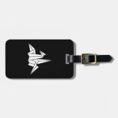 折り鶴 BAGAGELABEL (Voorkant horizontaal)