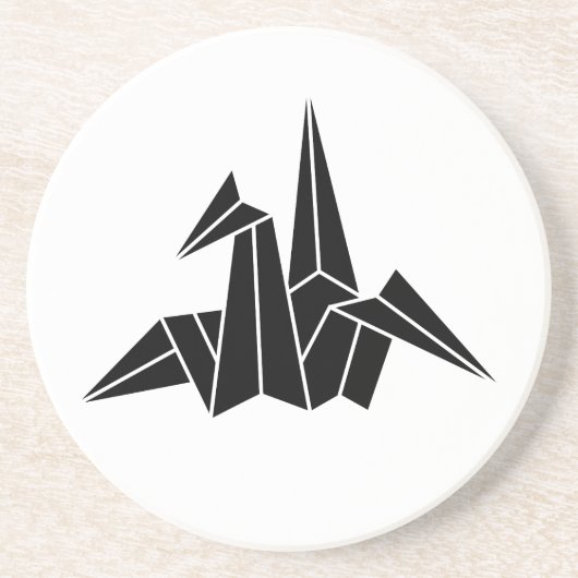 折 り 鶴 ZANDSTEEN ONDERZETTER (Voorkant)