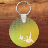 折 鶴 と 綾 紗 紋 形 ( omvang van de groei) sleutelhanger (Voorkant)